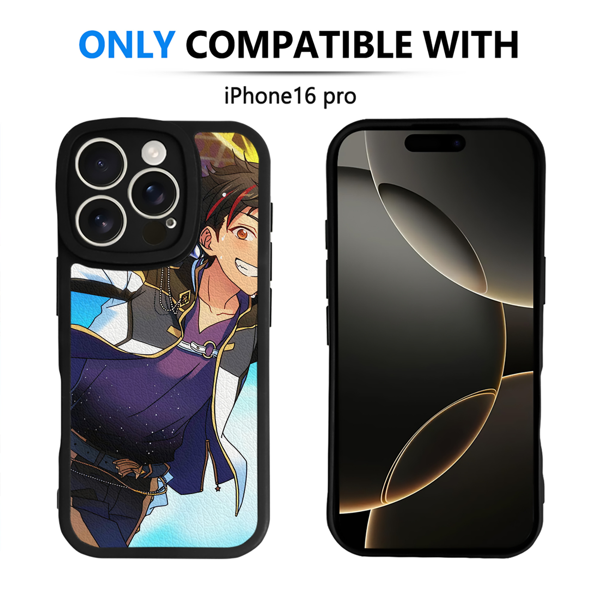 （画像用） あんさんぶるスターズ! Ensemble Stars 【iPhone 16シリーズ対応】シリコンスマホケース（レザー調） 材質：シリコン